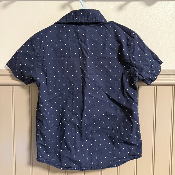 Carter's Short-Sleeve | 2T | Navy Blue Button Up Shirt - Picture 2 of 2